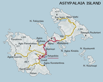Astypalaia Map