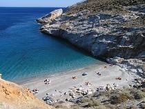 Beach in Folegandros Greece