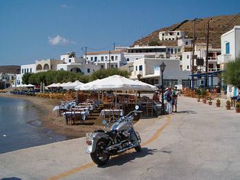 Loutra in Kythnos Island Greece