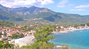 Skala Potamias in Thassos Island Greece